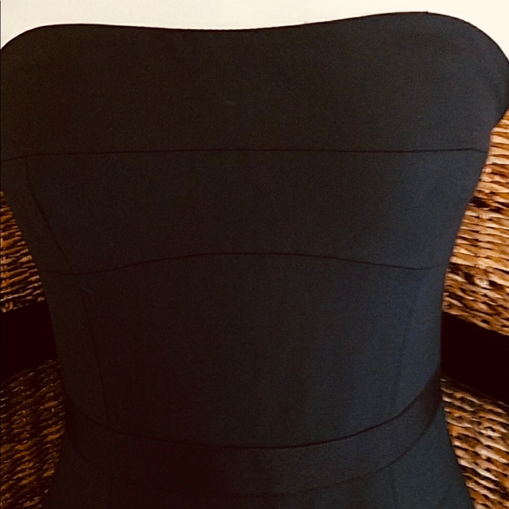 THEORY STRAPLESS BLACK DRESS - Picture 4 of 8
